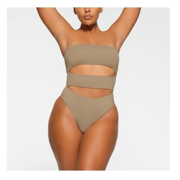Skims swim strapless cut out monokini - Picture 1 of 3